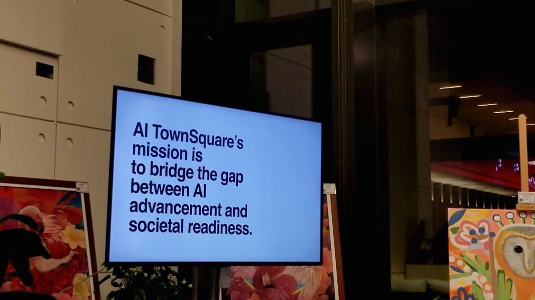 AI TownSquare mission statement presented at Doha
